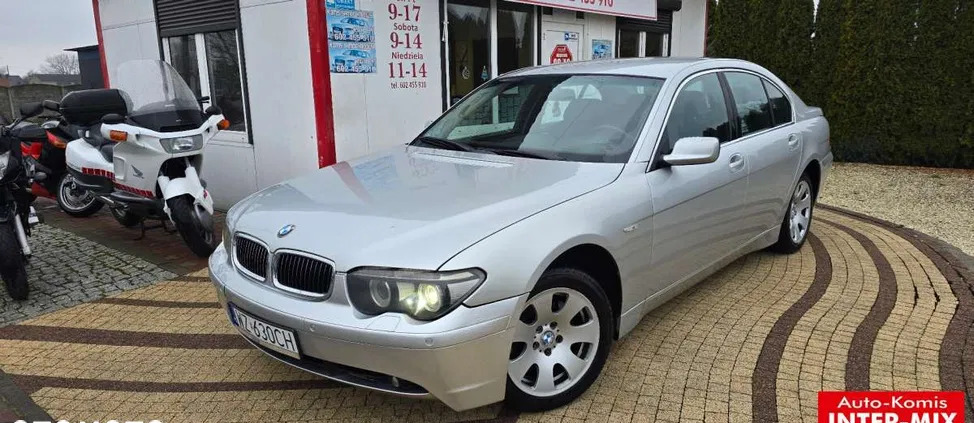 bmw wielkopolskie BMW Seria 7 cena 15500 przebieg: 423000, rok produkcji 2004 z Radłów